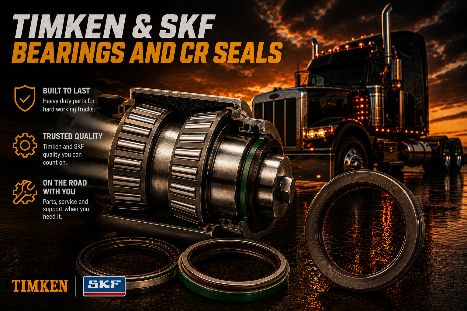 SKF Scotseal wheel seals